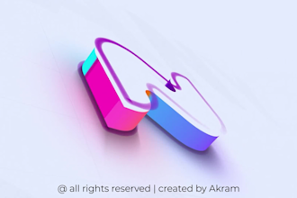 create marvelous 3d logo animation, youtube intro video