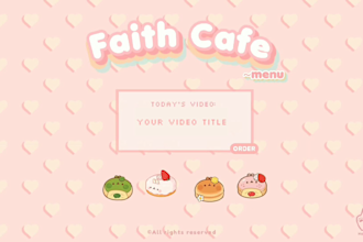 make aesthetic and cute intro and outro for youtube