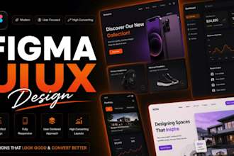 do conversion focused ui ux, app ui ux and figma ui ux