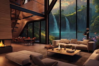 create 60x5 hours of meditation, rain, and nature videos with natural sounds