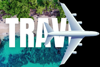 do travel vacation slideshow and drone video footage edit