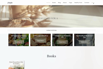create wordpress website pages with menu