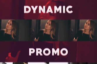 do cinematic fashion and wedding slideshow promo video