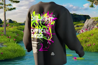 do 3d animated clothing mockup