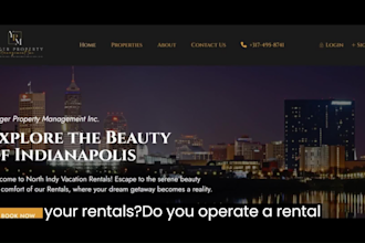 create vacation rental website, airbnb website, vrbo