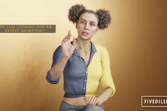 3d character animation with lip sync and voiceover