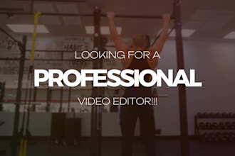 professionally edit fitness gym and sports video
