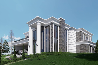 do stunning architectural exterior, interior and walkthrough