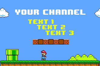 make super mario gaming intro video