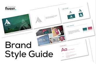 design a professional brand style guide or brand identity for your business