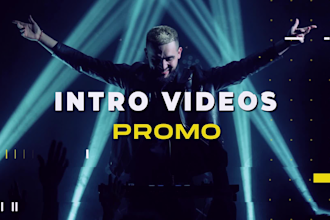 do youtube intro podcast video trailer or corporate promo