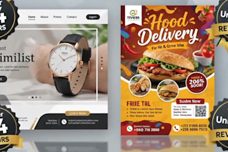 design stunning flyers and posters