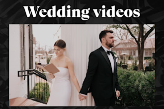 edit cinematic wedding highlight video