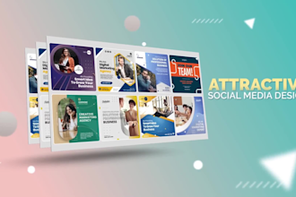 design attractive social media posts and stories
