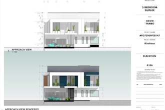 create a full architectural drawing for your building permit