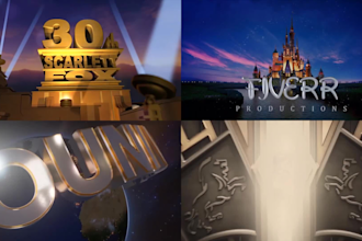 create awesome movies intro,disney, 20th,lionsgat,universal