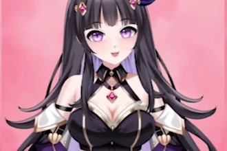 design and rig 2d vtuber model, live2d rigging, anime vtuber avatar 4 streamers
