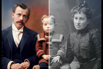restore or add color to photos