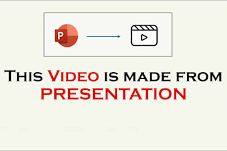 convert your powerpoint presentation into an HD video with voiceover and