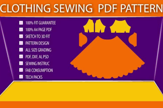 create sewing pattern any item