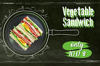 create food promo, animated menu, and  restaurant promo menu