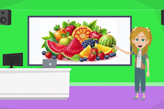 2d animated kids learning videos for youtube