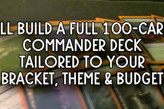 make or tune a commander mtg decklist