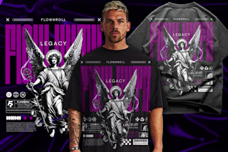 do custom and trendy streetwear design