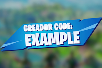 create your fortnite support creator code animation v2