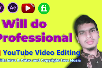 do professional youtube video editing