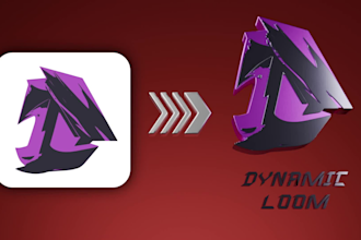 convert your 2d logo to 3d in blender
