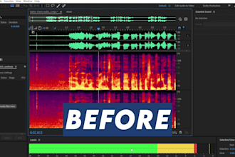 clean, edit, mix podcast and add magic to your audio file