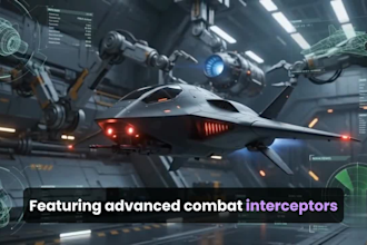 create 3d spacecraft, spaceship and sci fi illustrations for your project