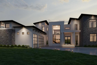 do 3d architectural rendering for exterior, interior and 3d floor plan