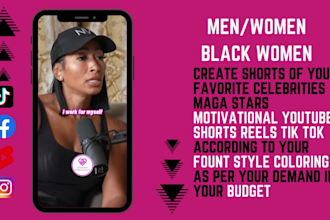 create motivational reels shorts of famous personality maga star and sports star