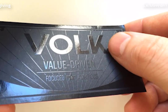 do uv spot business card design
