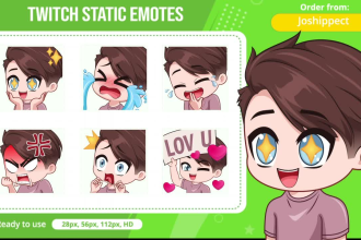 create amazing custom twitch emotes  and sub badges streamers