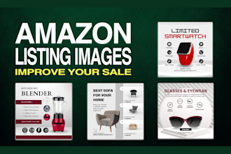 design stunning amazon , shopify infographics, listing images,  and photo edits