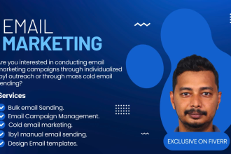 send bulk email blast, email campaign, 1by1 email marketing