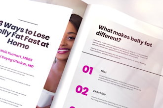 design book layouts, ebooks, lead magnet pdfs