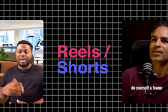 do reels, podcast and short video editing