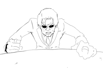 do 2d line art animation, frame by frame,  2d traditional animation
