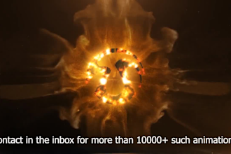 create animated logo intro or youtube opener