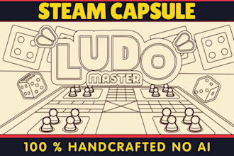 do steam capsule art and thumbnails boardgame indie