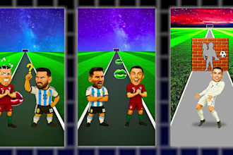 make any style of football, soccer animation short videos for yotube shorts