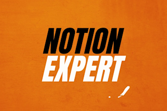 setup custom notion design CRM create templates as notion expert