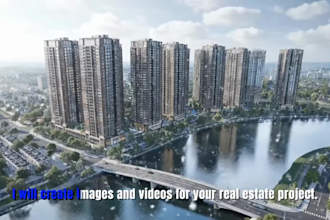 high quality photorealistic renders for real estate project