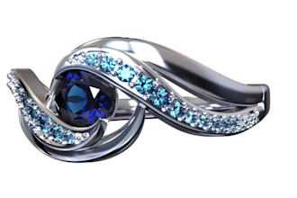 create a jewelry rendering and a 3d animation