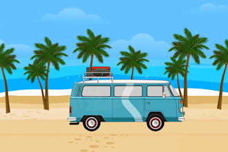 do animated gif logo, icon, illustration and image animation