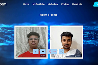 create custom video calling feature with websockets, webrtc, and django